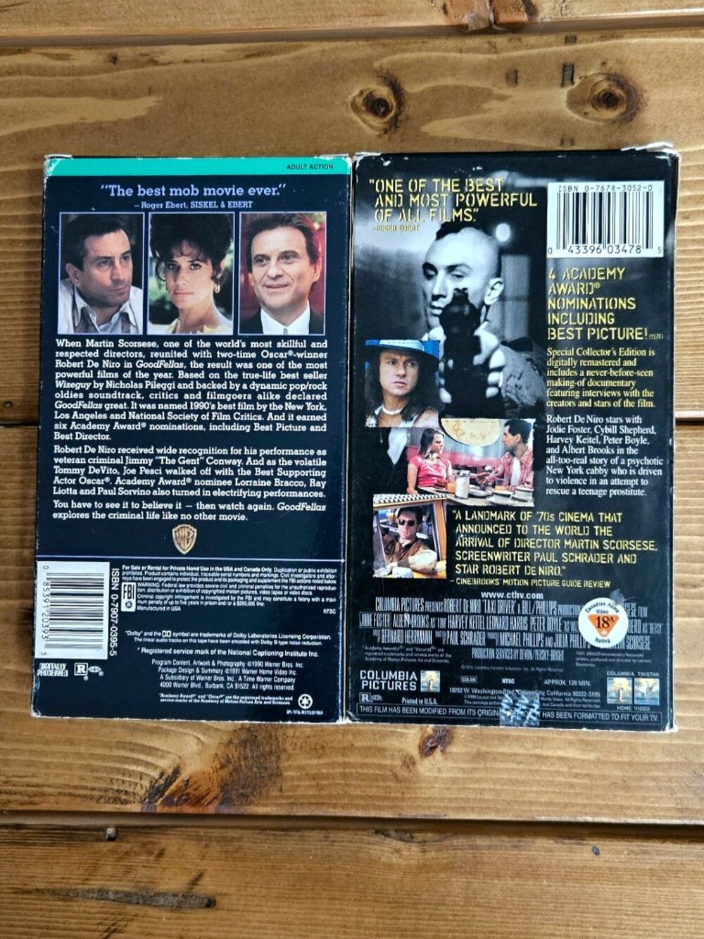 Goodfellas + Taxi Driver VHS Bundle – Scorsese / De Niro Crime Classics - Picture 2 of 8